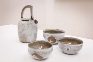 Tee Set in Weiss Tea set, tee set weiss, teekanne, teeschalen