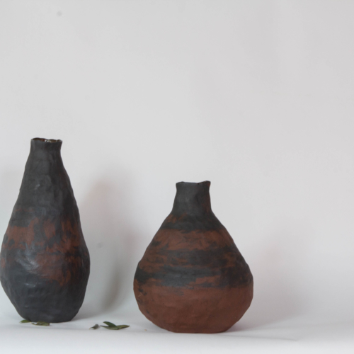 handaufgebaute Keramikvasen