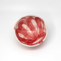 Schale Flora Rot Schale Flora Rot